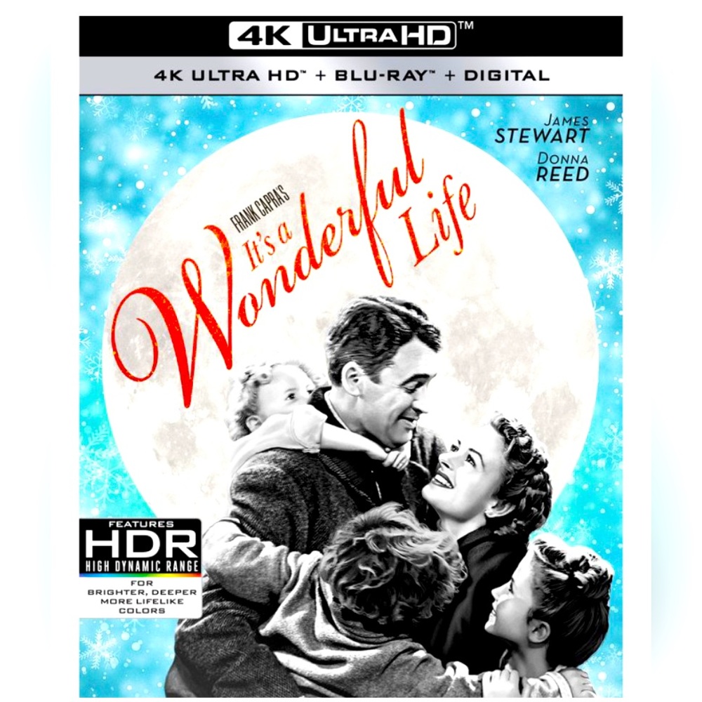 It’s a wonderful life Christmas movie 4K uhd plus Blu-ray plus digital set